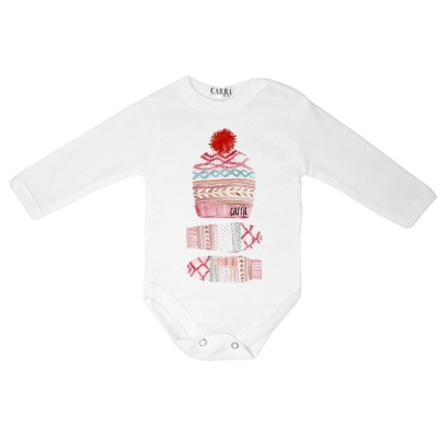 Carra Cozy Winter бебешко боди